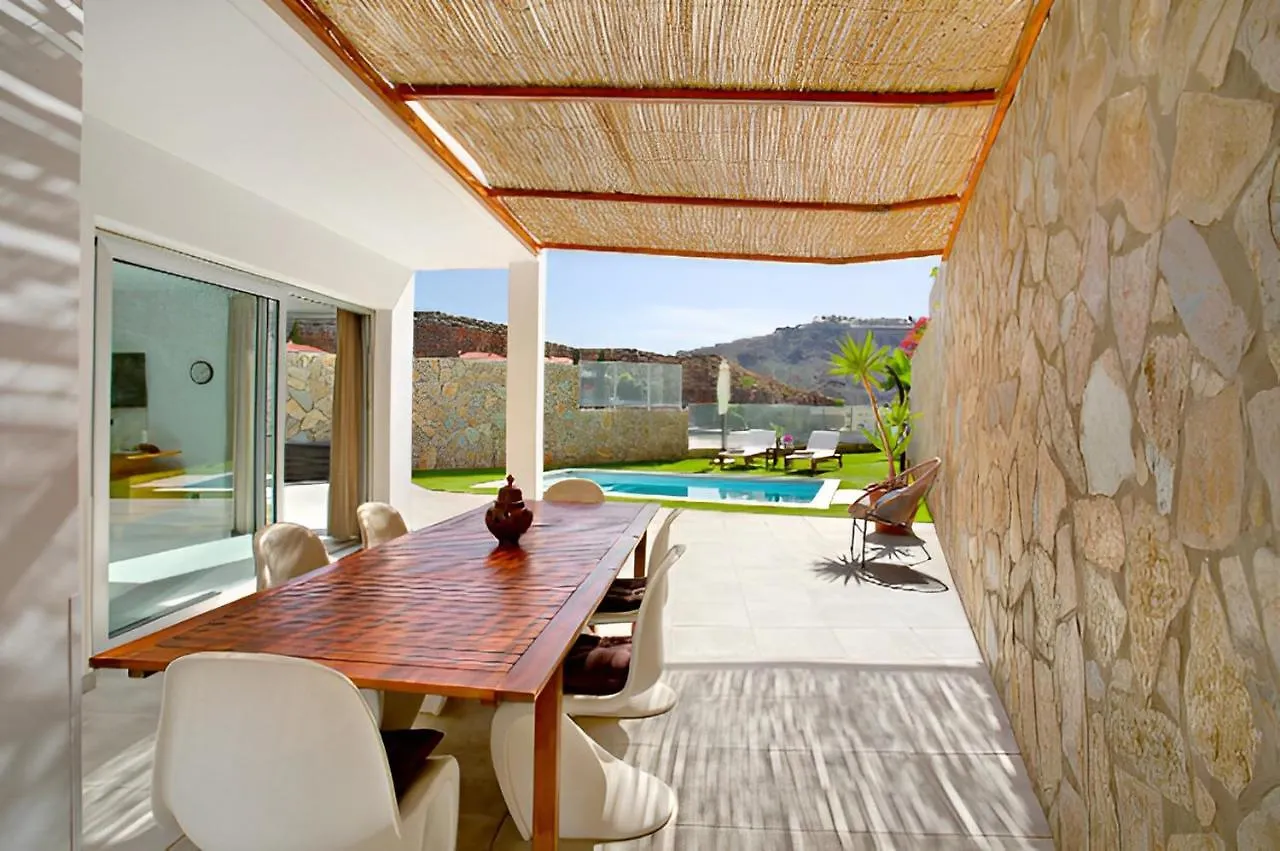 Dream Villa With Heated Pool, Rooftop & Ocean Views Mogan
