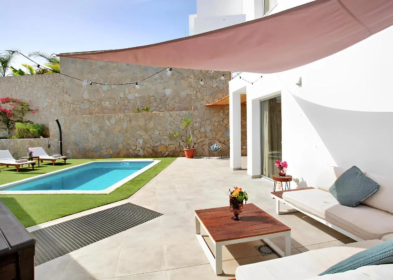 Dream Villa With Heated Pool, Rooftop & Ocean Views Mogan Spain