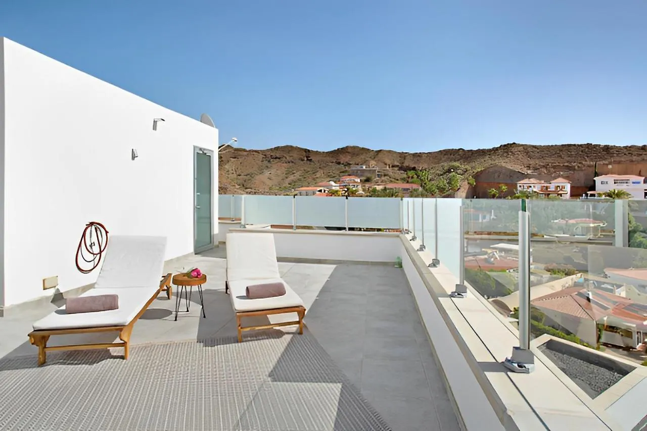 Dream Villa With Heated Pool, Rooftop & Ocean Views Mogan