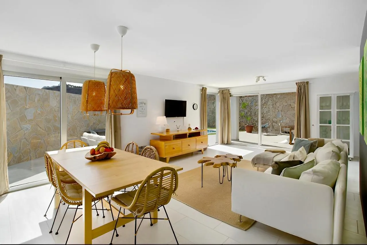 Dream Villa With Heated Pool, Rooftop & Ocean Views Mogan Spain