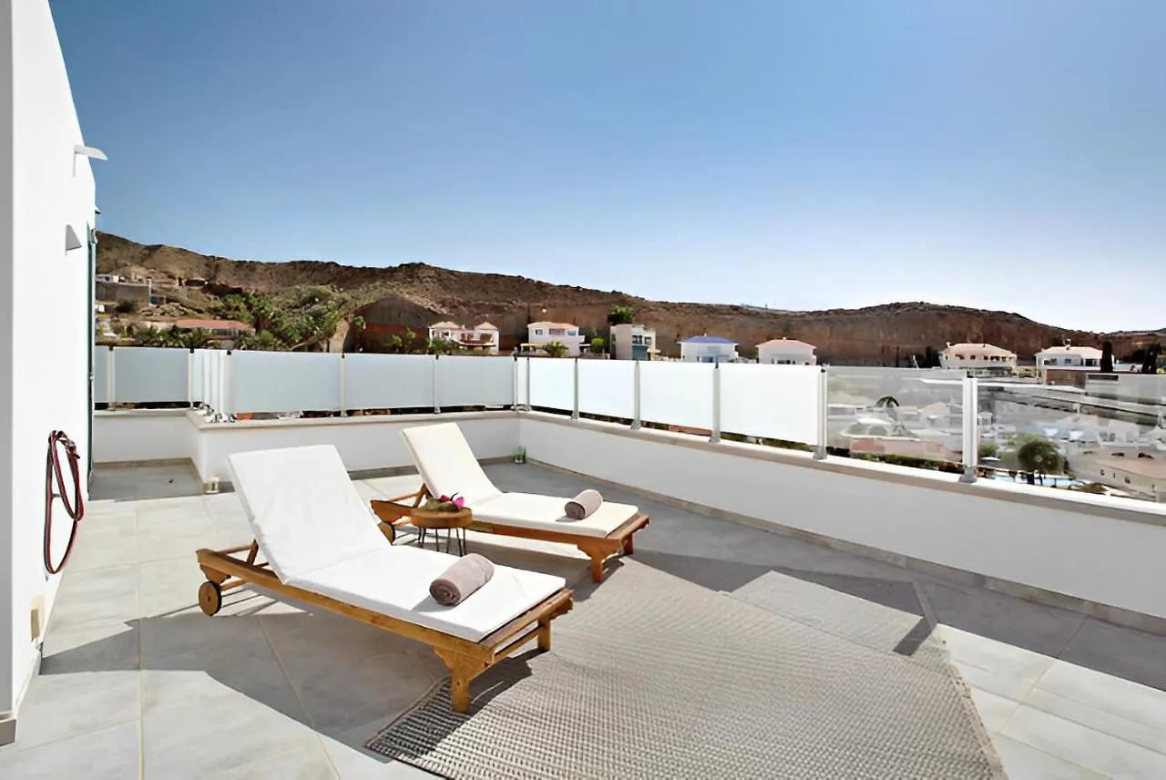 Dream Villa With Heated Pool, Rooftop & Ocean Views Mogan Spain