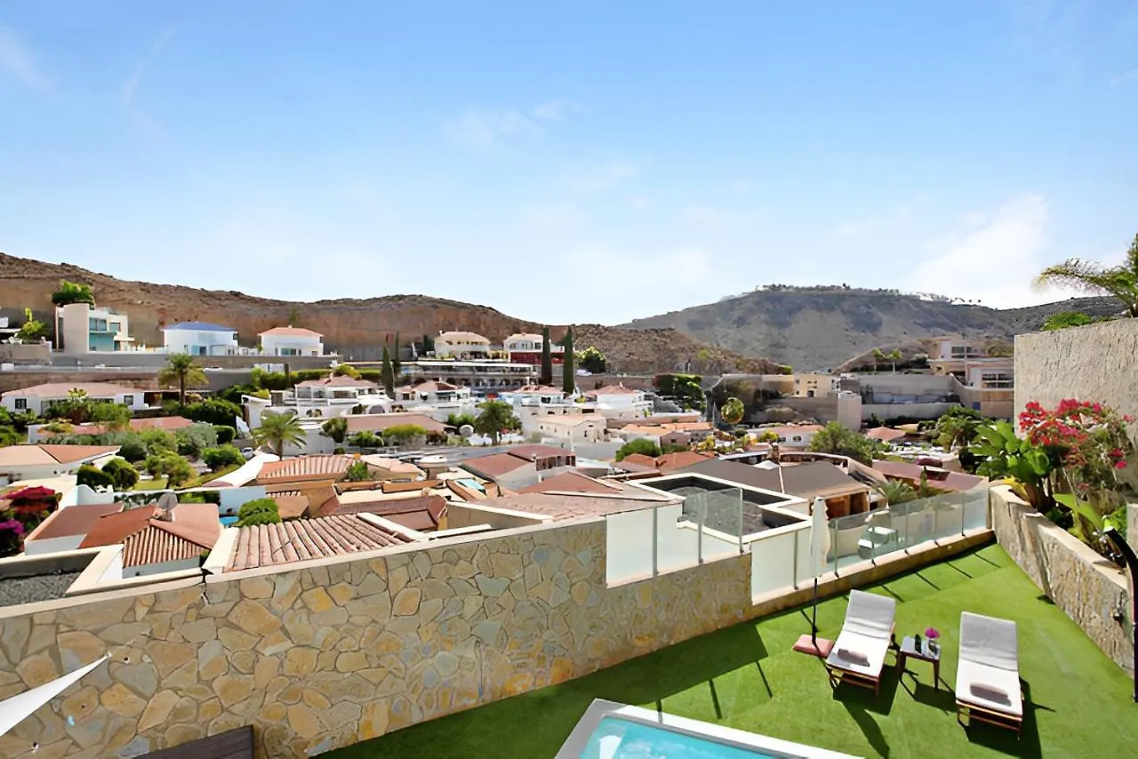 Dream Villa With Heated Pool, Rooftop & Ocean Views Mogán
